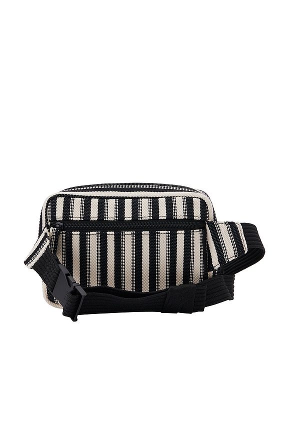 view 2 of 2 The Summer Stripe Belt Bag in Black