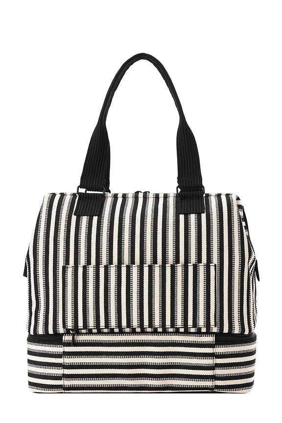 view 2 of 3 The Summer Stripe Mini Weekend Bag in Black