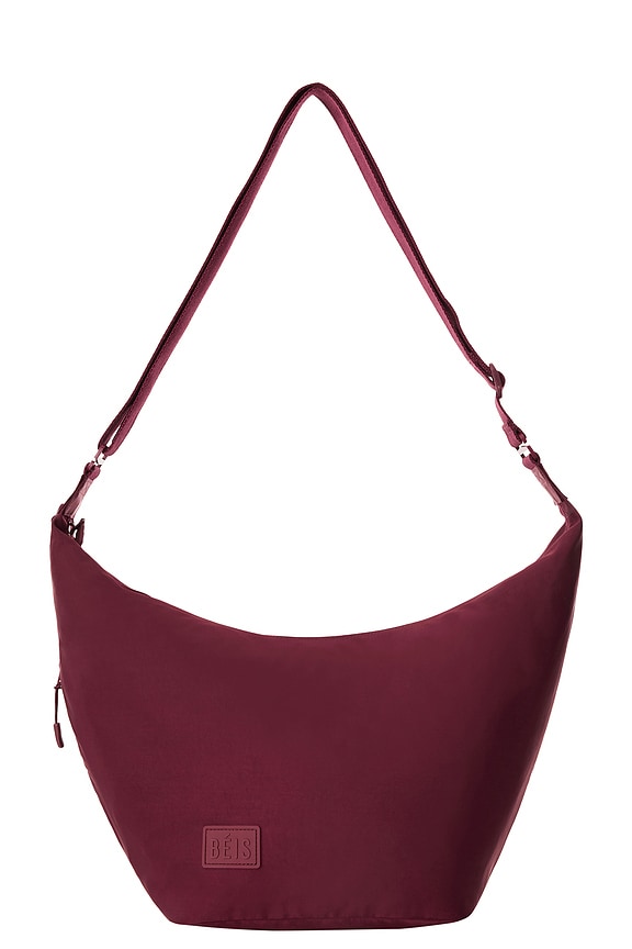 view 1 of 4 The Crescent Catchall Bag in Burgundy