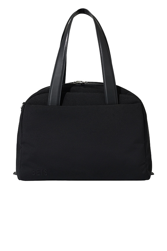 view 2 of 4 The Leather Trim Duffle in Black
