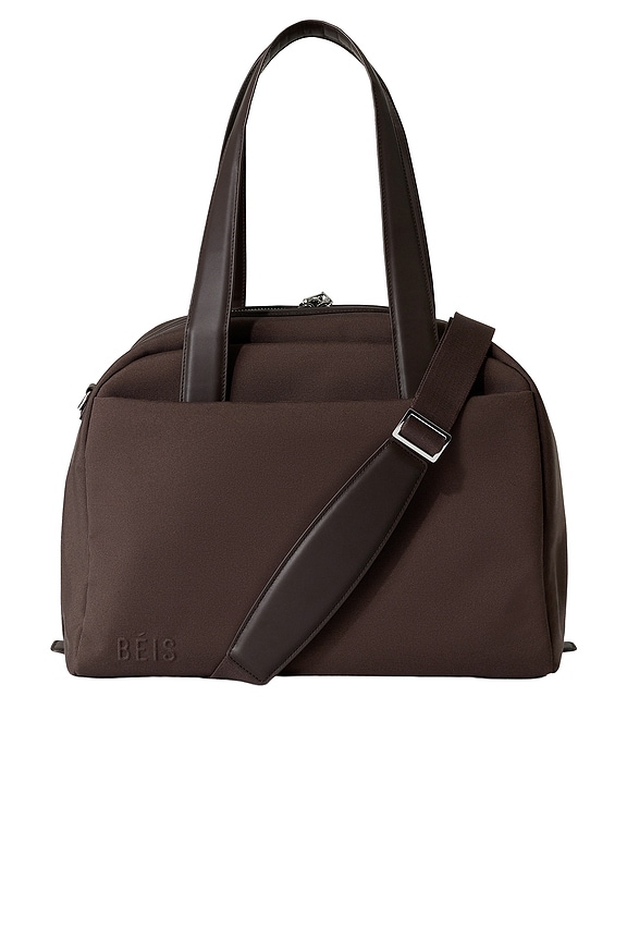 view 1 of 4 The Leather Trim Duffle in Espresso