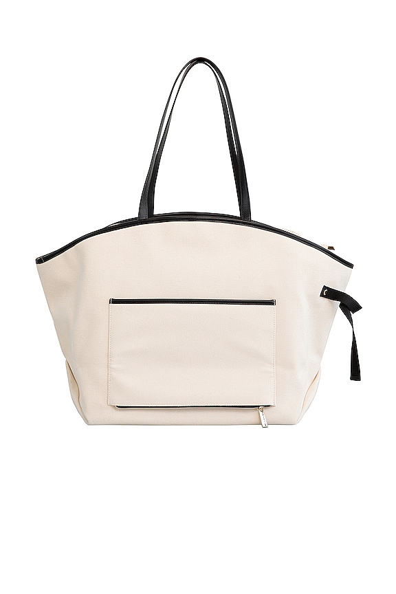 view 2 of 5 Canvas Tote in Beige