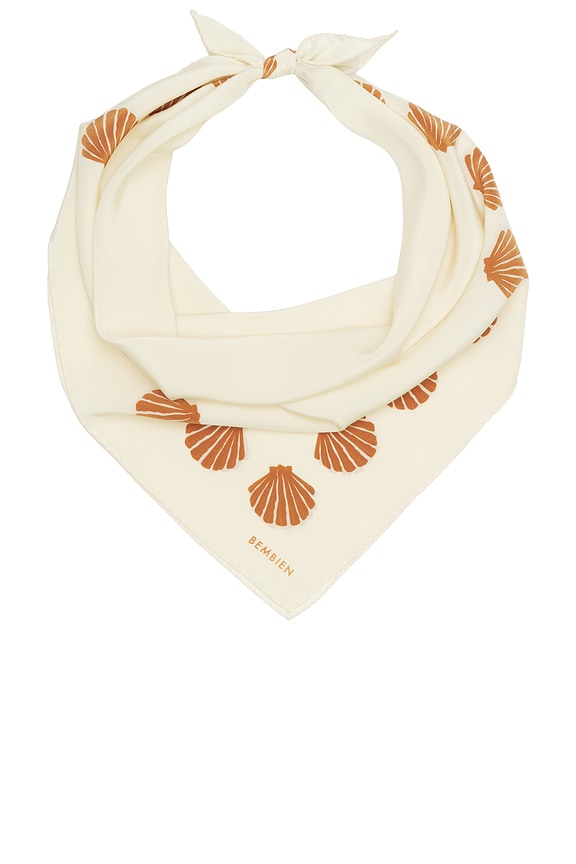 view 2 of 3 Concha Large Scarf in Terracotta