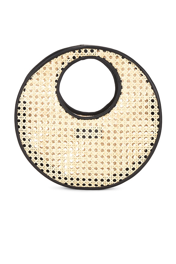 view 2 of 4 Anouk Rattan Top Handle Bag in Black Rattan