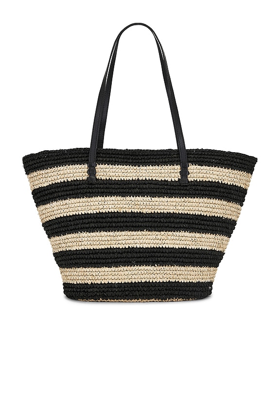 view 2 of 4 Bieno Tote in Black Stripe