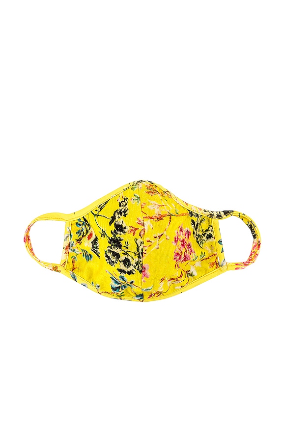 view 2 of 3 Eden Face Mask in Yellow