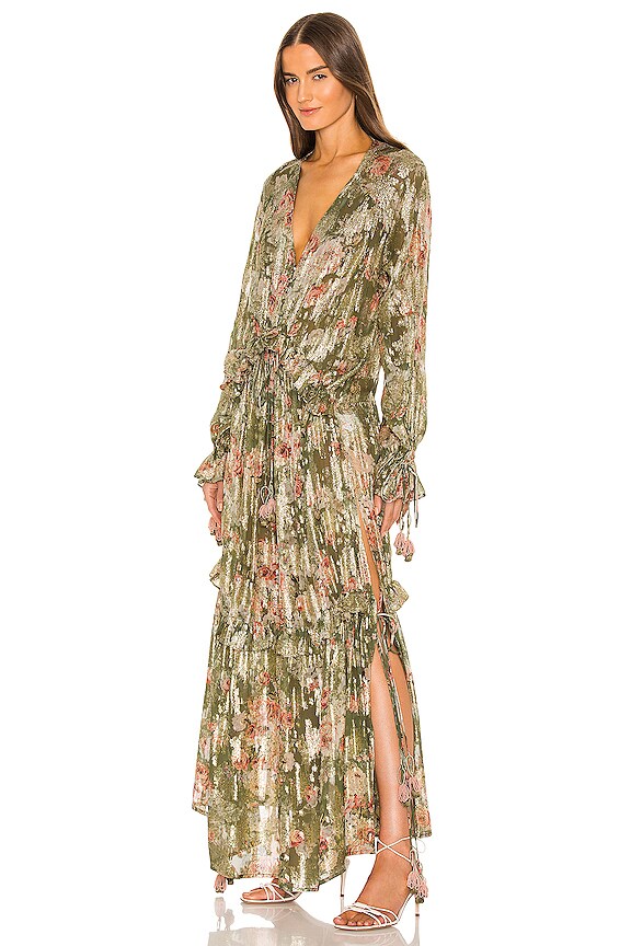 view 2 of 4 ROBE MAXI NEEM in Olive Green