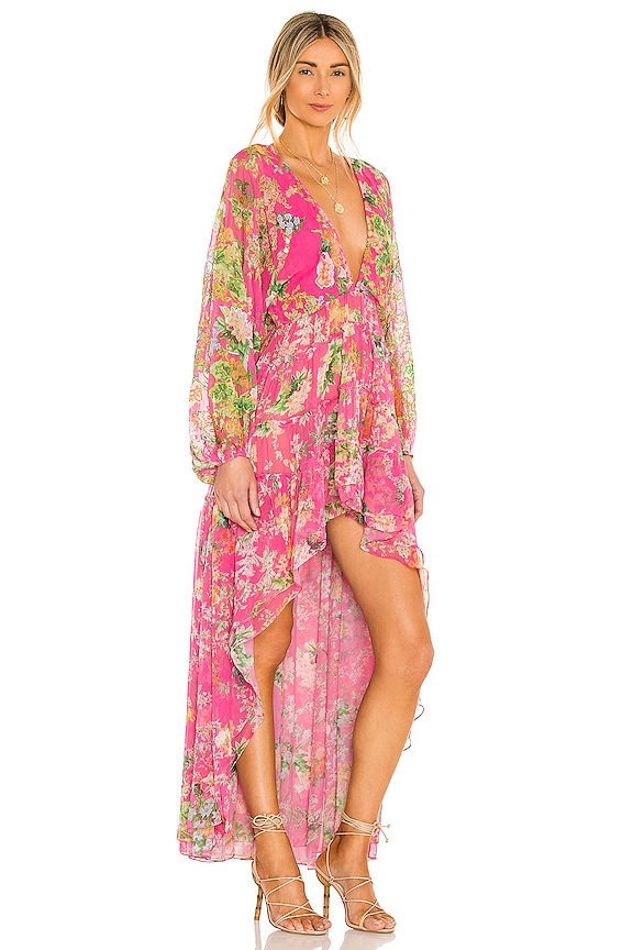 view 2 of 3 Miyu High Low Dress in Pink