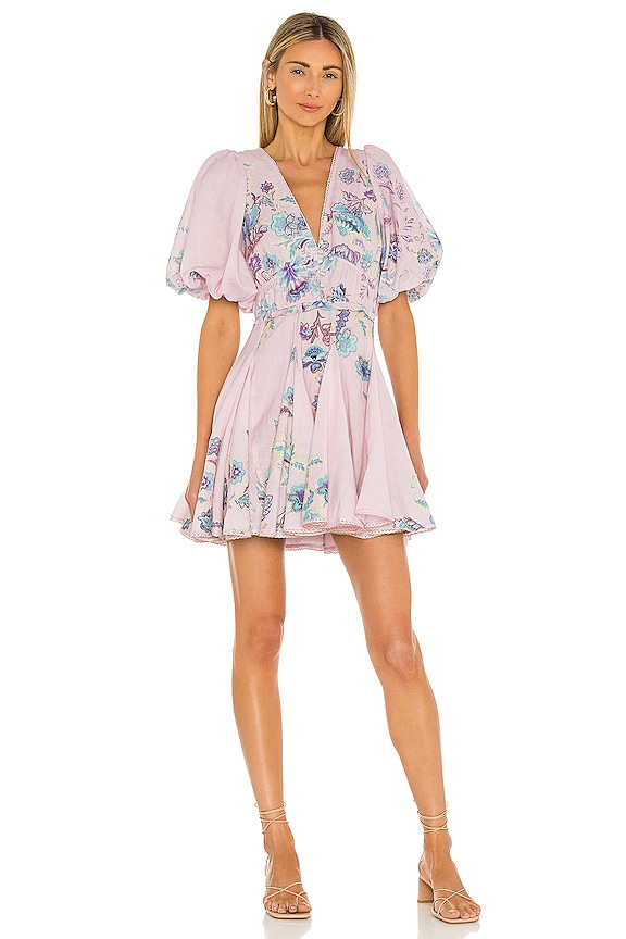 view 1 of 4 ROBE COURTE SAHAR in Lilac