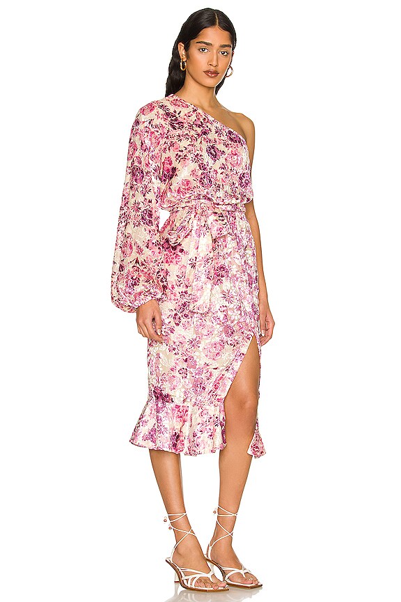 view 2 of 5 VESTIDO SUKI in Off White & Crimson