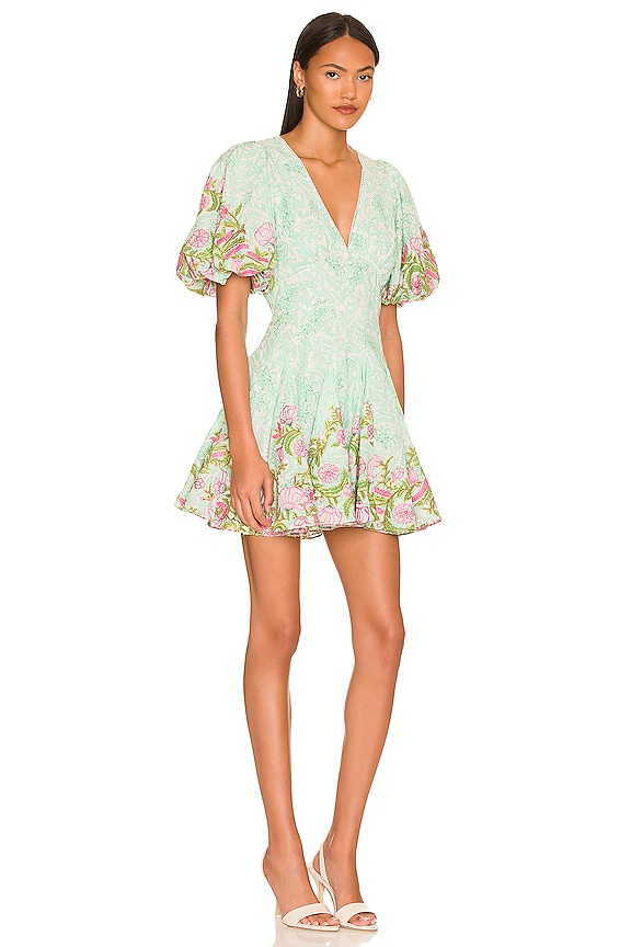 view 2 of 3 ROBE SHORT in Sea Green