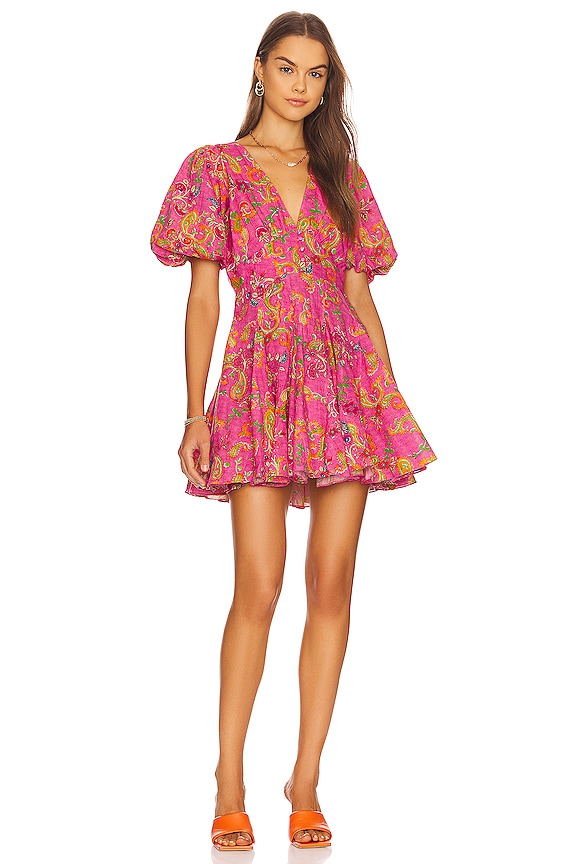 view 1 of 3 ROBE SHORT in Fuchsia Pink