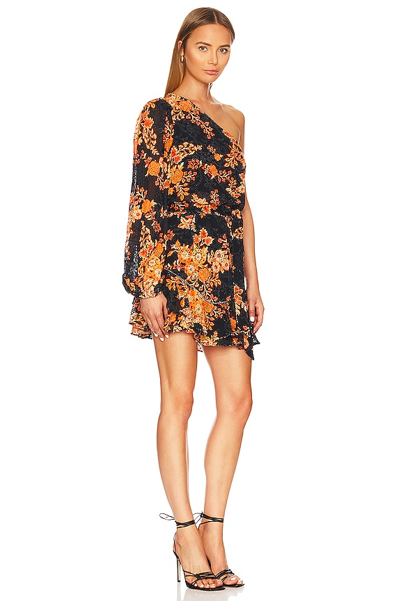 view 2 of 4 Alia Tie Up Belt Mini Dress in Black