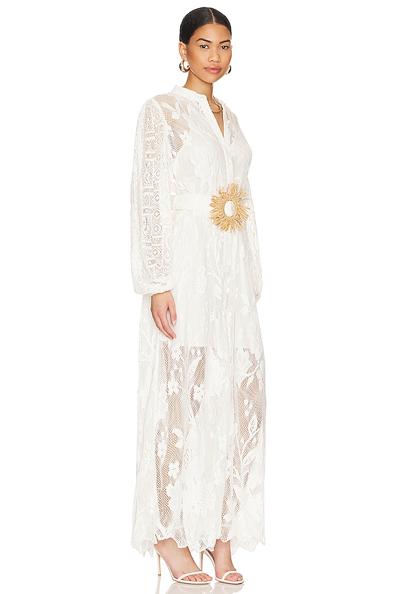 view 2 of 3 MAXI VESTIDO CAMISERO NYSA in Off White