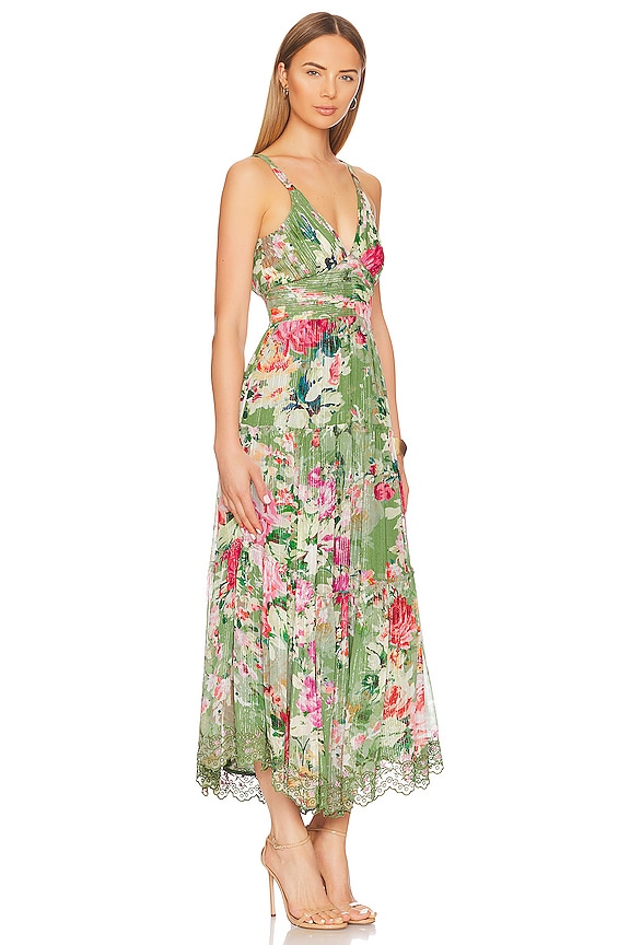 view 2 of 4 VESTIDO LARGO ZARIA in Military Green