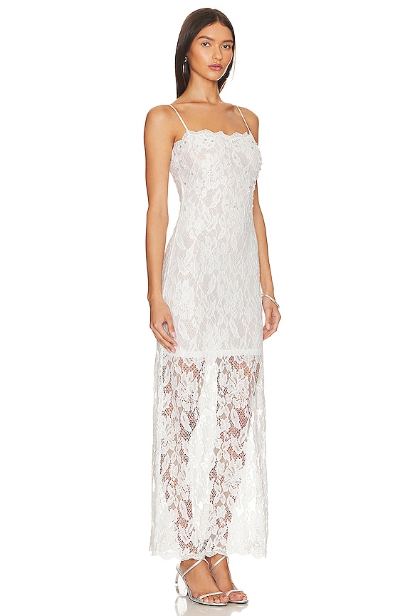 view 2 of 5 ROBE MI-LONGUE in Off White