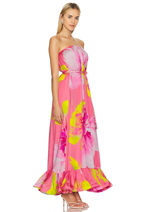 view 2 of 3 MAXIVESTIDO in Pink Floral