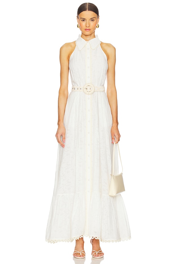 view 2 of 4 VESTIDO CAMISERO in White