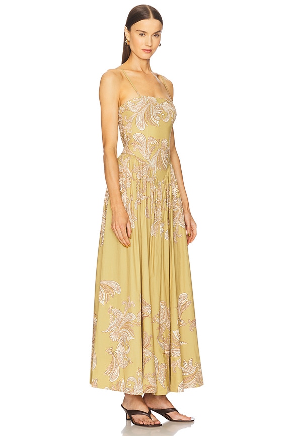 view 2 of 3 Corset Maxi Dress in Olive