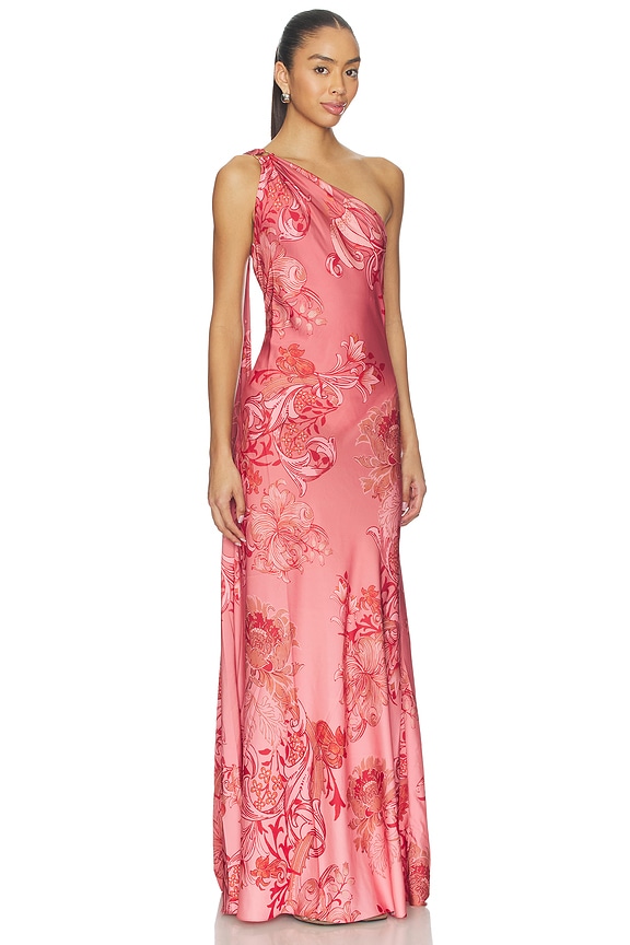 One Shoulder Sash Dress