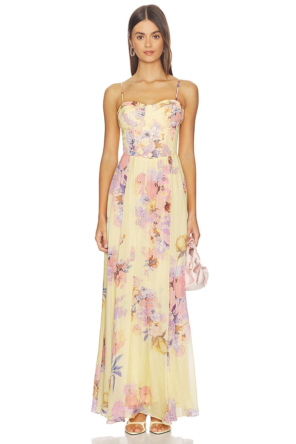 view 1 of 4 ROBE DRESS in Yellow