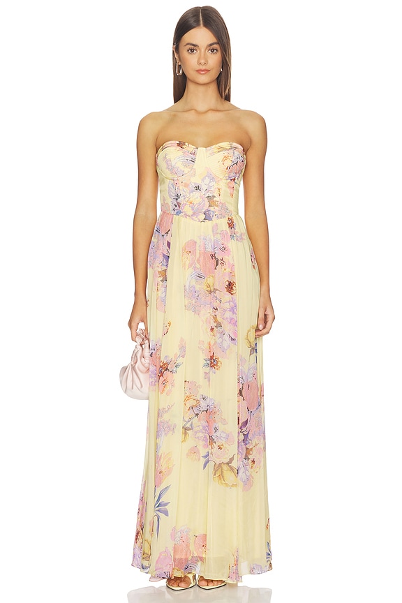 view 2 of 4 ROBE DRESS in Yellow