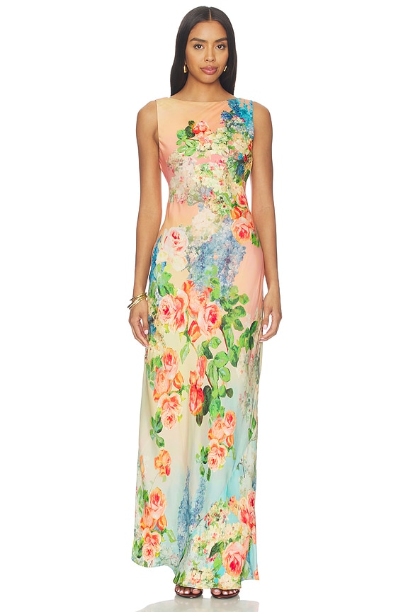 view 2 of 5 ROBE MAXI MAXI DRESS WITH SASH in Multi