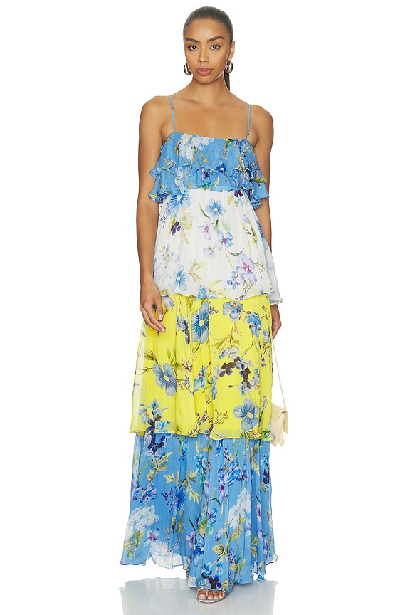 view 1 of 3 MAXIVESTIDO TIERED MAXI DRESS in Multi
