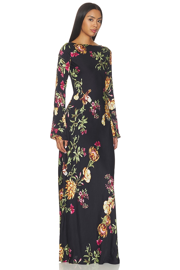 view 2 of 3 MAXIVESTIDO BIAS MAXI DRESS in Black