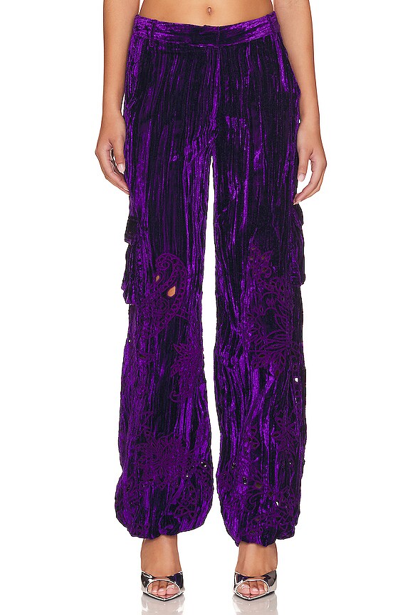 view 2 of 5 PANTALÓN CARGO in Purple