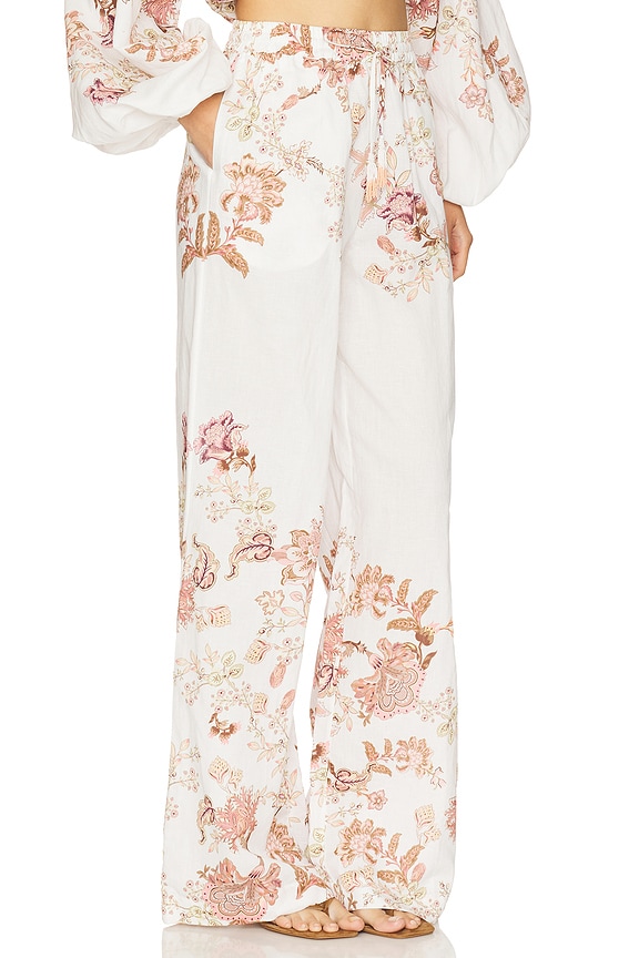 view 2 of 6 PANTALÓN SIN CIERRES in White