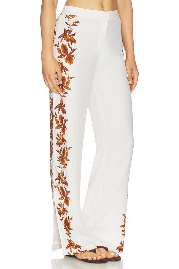 view 2 of 6 Pants With Slit in Ivory