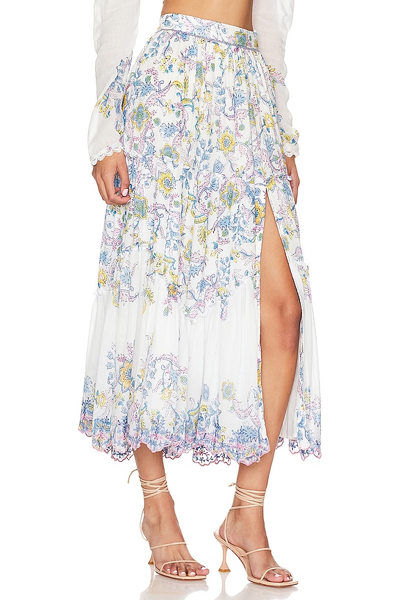 view 2 of 4 JUPE MIDI VANA in White