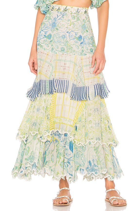 view 1 of 4 Odyssey Maxi Skirt in Multi Color