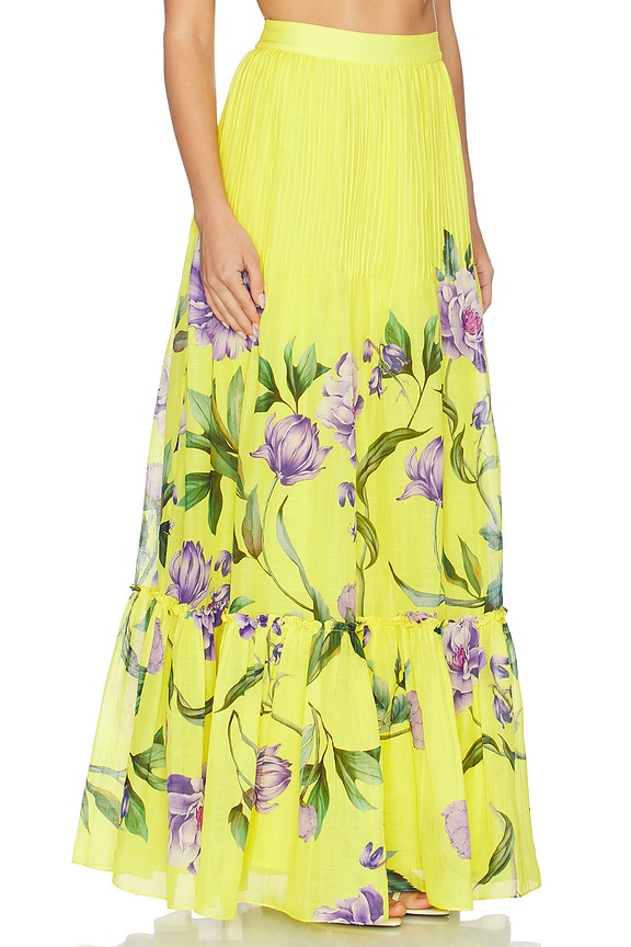 view 2 of 6 FALDA MAXI PINTUCK in Yellow