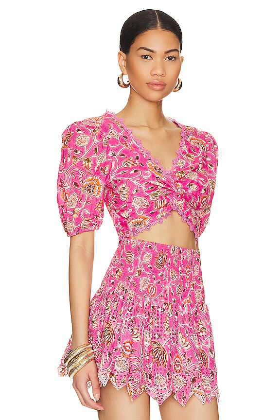 view 2 of 4 SHORT SLEEVE トップ in Tulip Pink