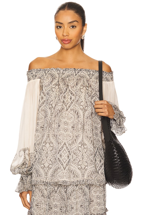 view 2 of 6 Off Shoulder Top in Eggshell