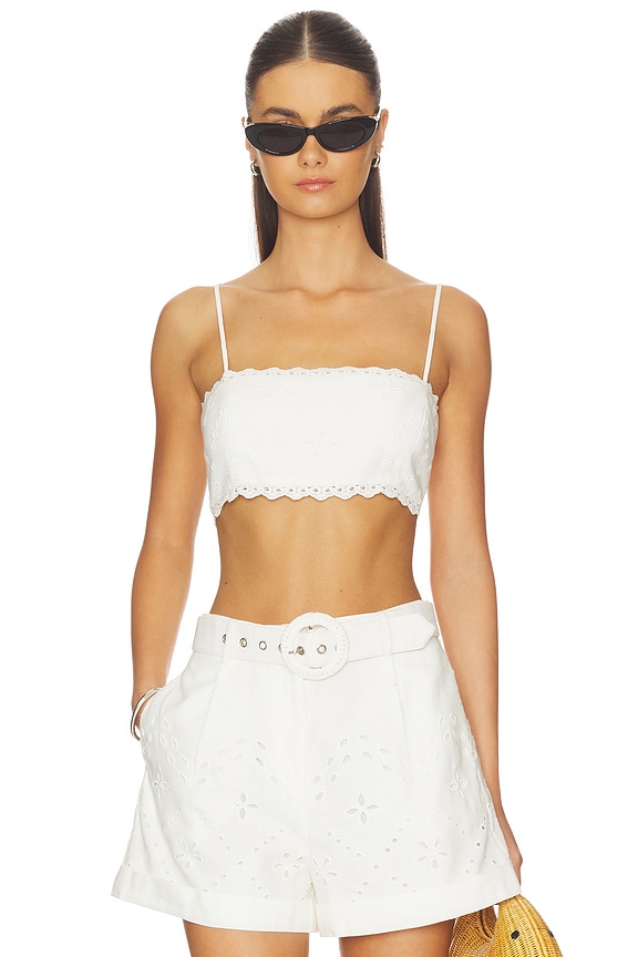 view 1 of 5 Bandeau Top in White