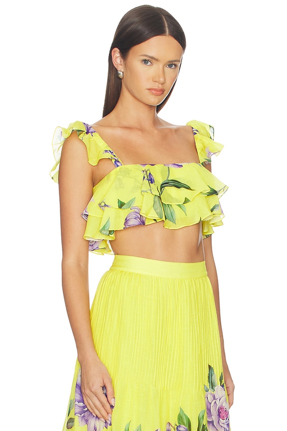 view 2 of 4 Ruffle Top in Yellow