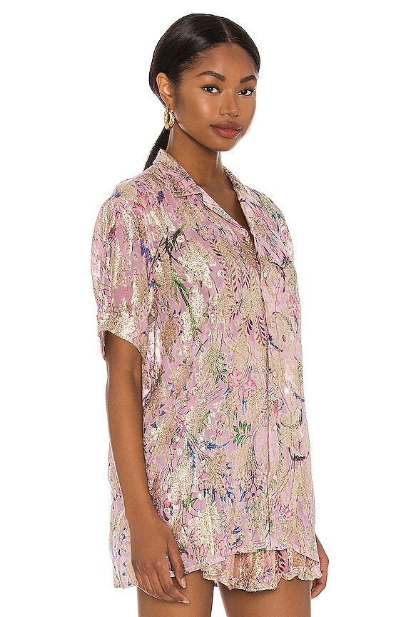 view 2 of 5 Nila Oversized Shirt in Lilac