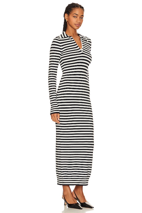 view 2 of 4 ROBE STRIPED POLO in Ivory & Navy