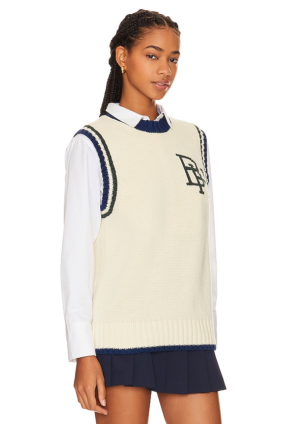 view 2 of 4 КАРДИГАН COLLEGIATE in Ivory