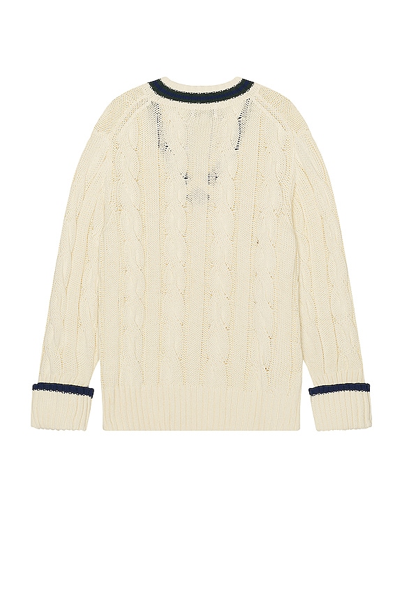 view 2 of 4 V NECK 스웨터 in Ivory