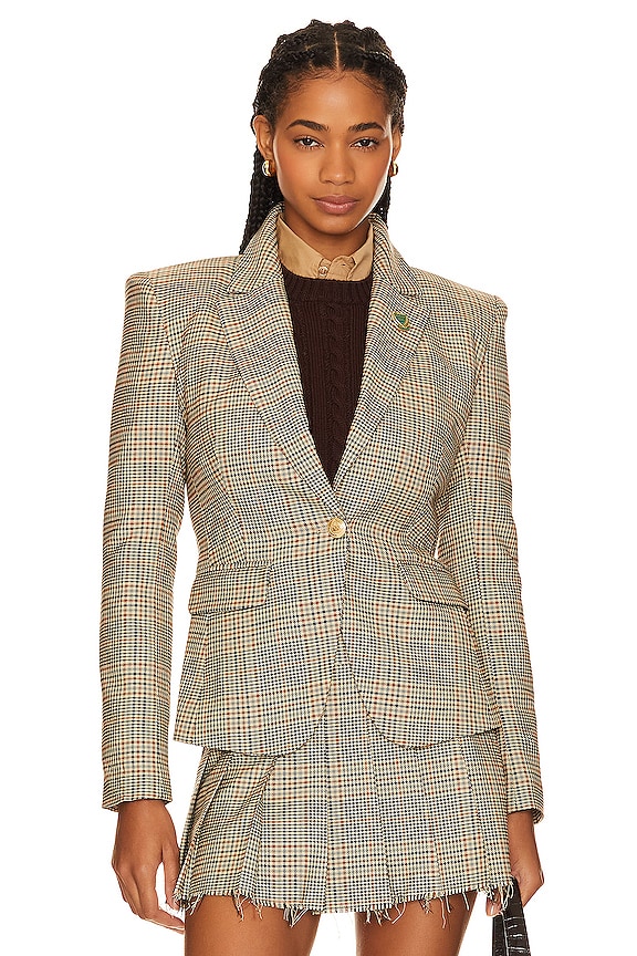 view 2 of 5 Beverly Hills Plaid Blazer in Scholarly Plaid