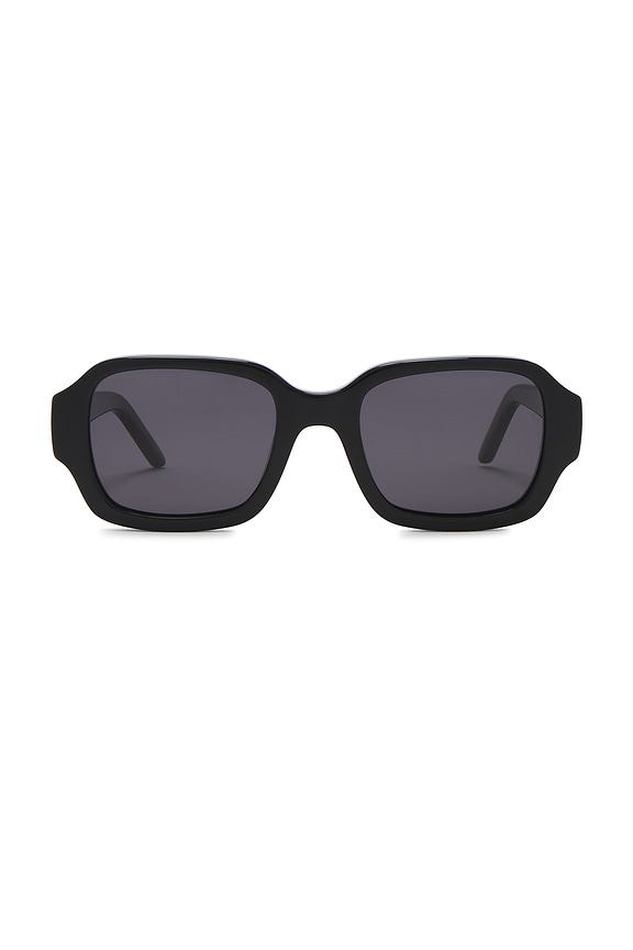 view 1 of 3 Olan Rectangle Sunglasses in Soot