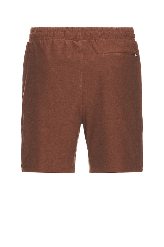 view 2 of 3 Take It Easy Short in Bold Mocha Heather