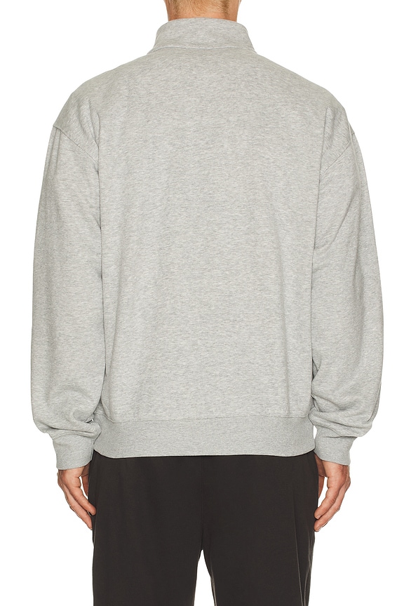 view 2 of 4 LuxeFleece Half Zip Pullover in Light Heather Grey