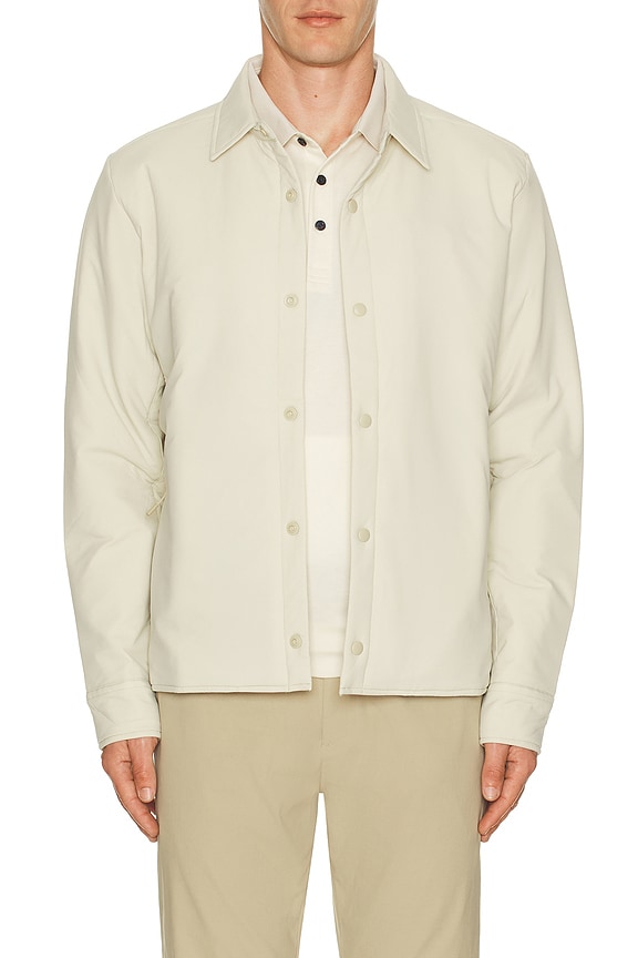 view 1 of 4 Insulated Men's Shirt Jacket in Sand
