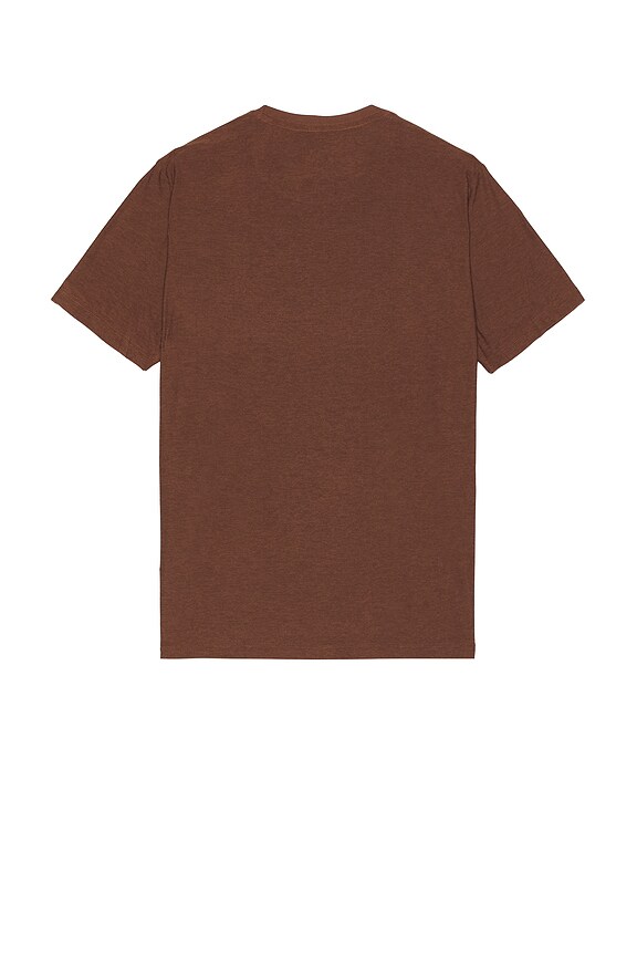 view 2 of 3 Always Beyond Crew Tee 2.0 in Bold Mocha Heather