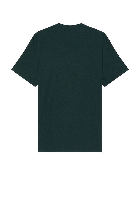 view 2 of 3 Always Beyond Crew Tee 2.0 in Dark Spruce Green Heather